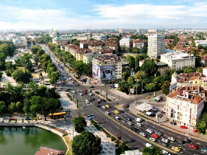 Панорама Софии - столицы Болгарии